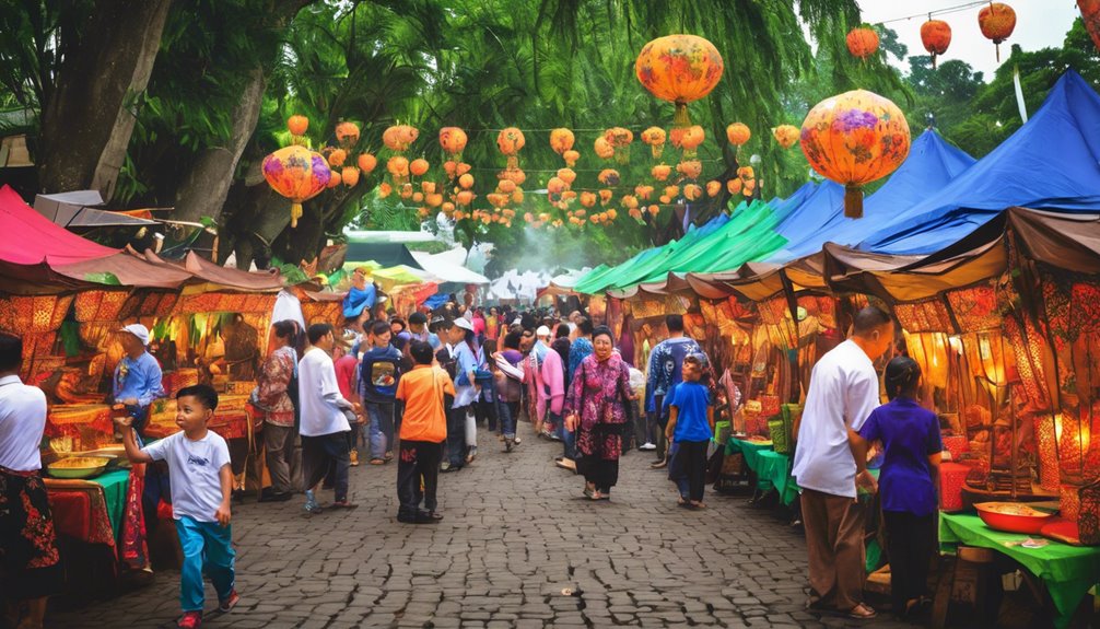 participating in celebration activities