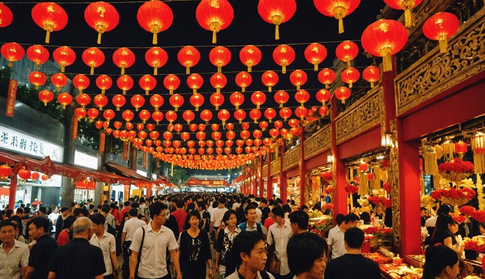 cheerful lunar new year celebrations