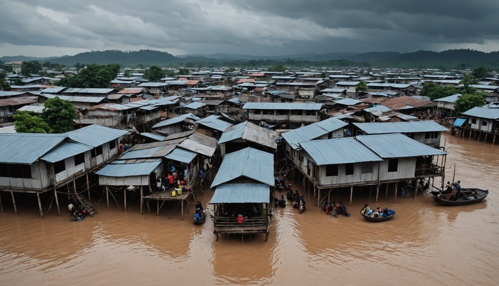 major flood in entikong