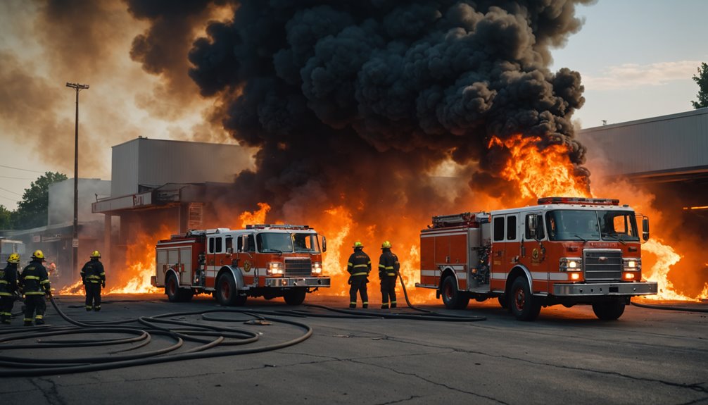 motorcycle workshop fire pasar minggu