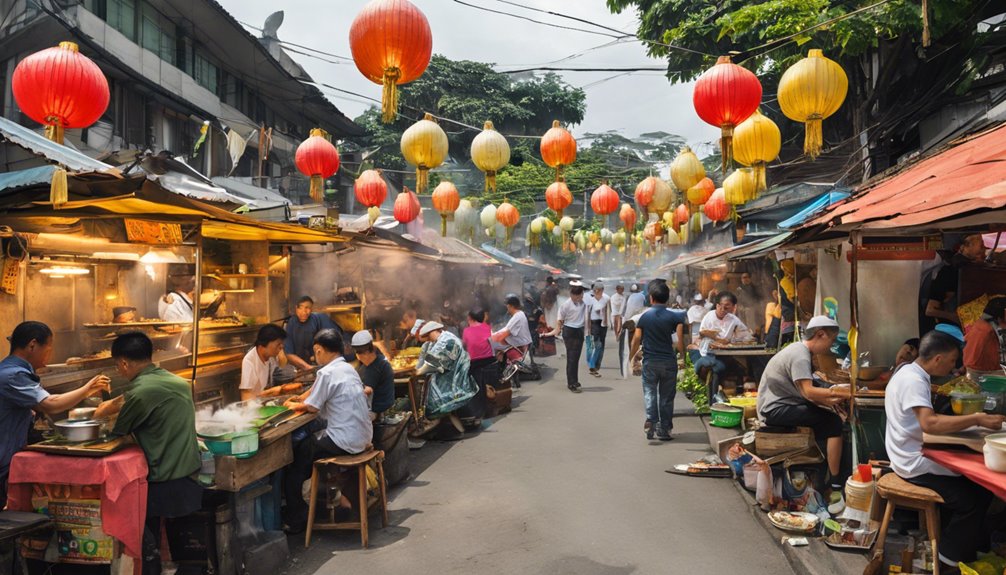 street food culture thrives