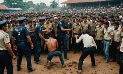 cockfighting raid in bekasi