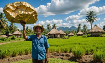 farmers discover gold riches