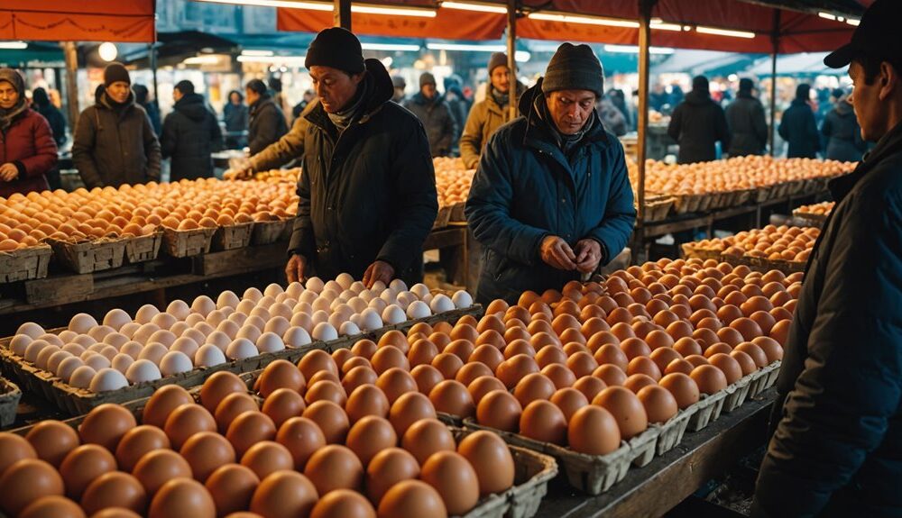 latest chicken egg prices