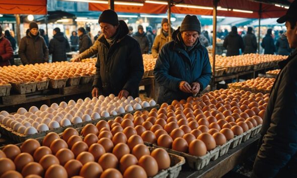 latest chicken egg prices