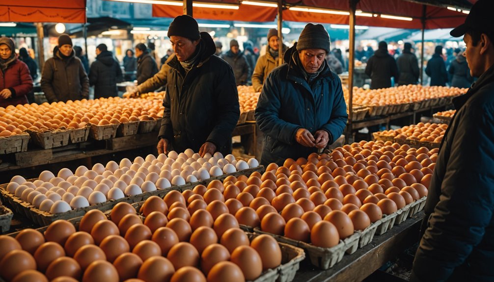 latest chicken egg prices