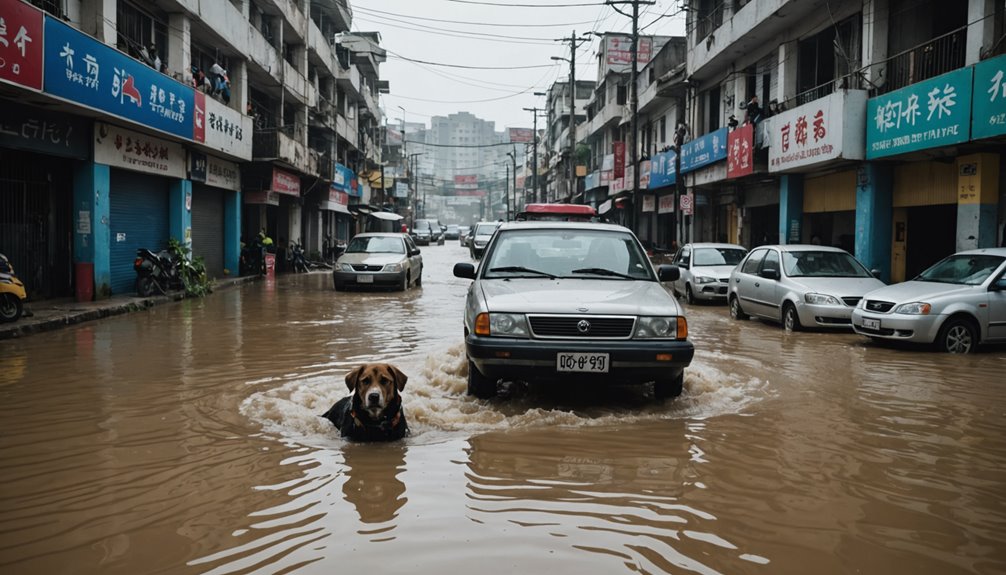 flood disrupts community mobility